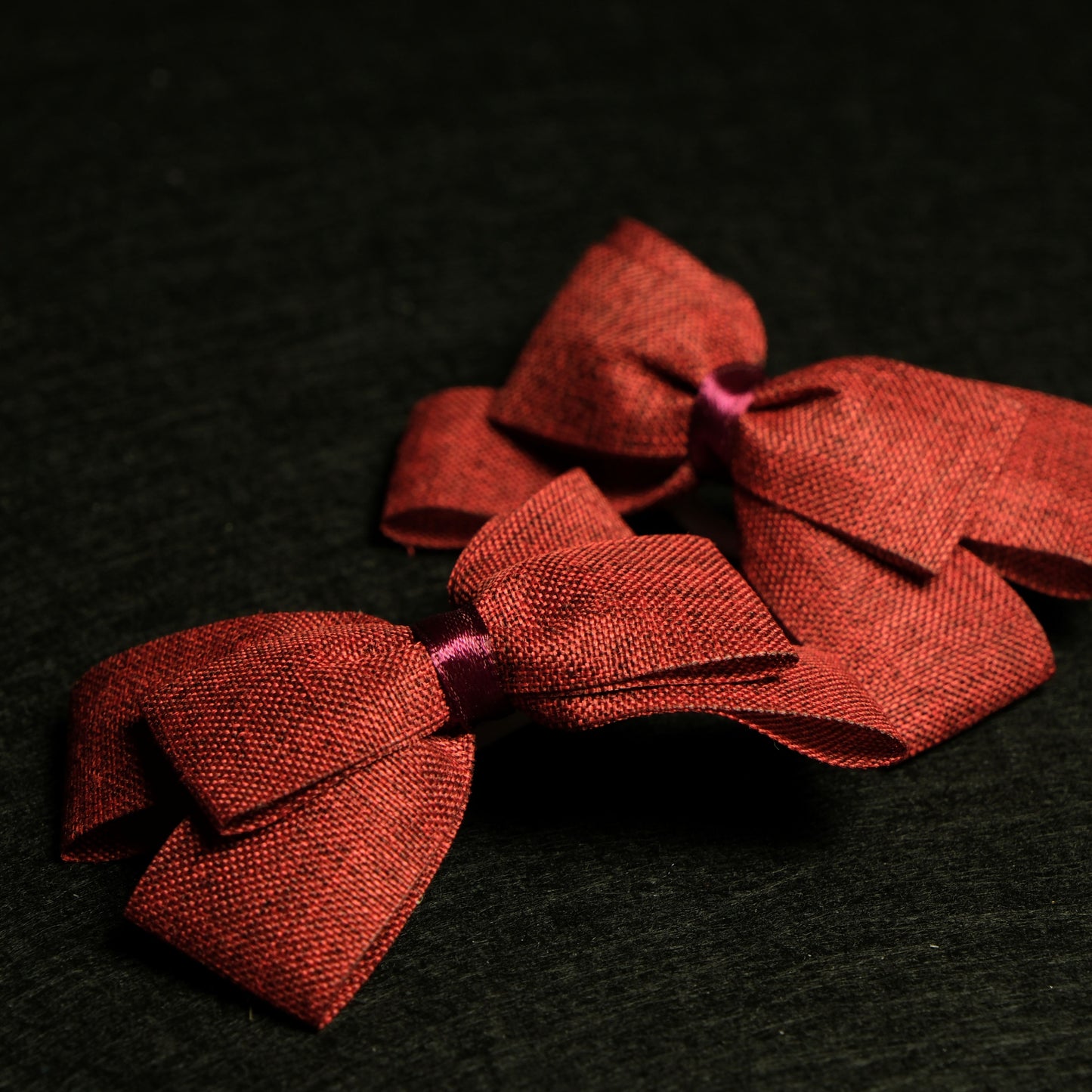 Gumytė lininis kaspinas "Raudoni vakarai"