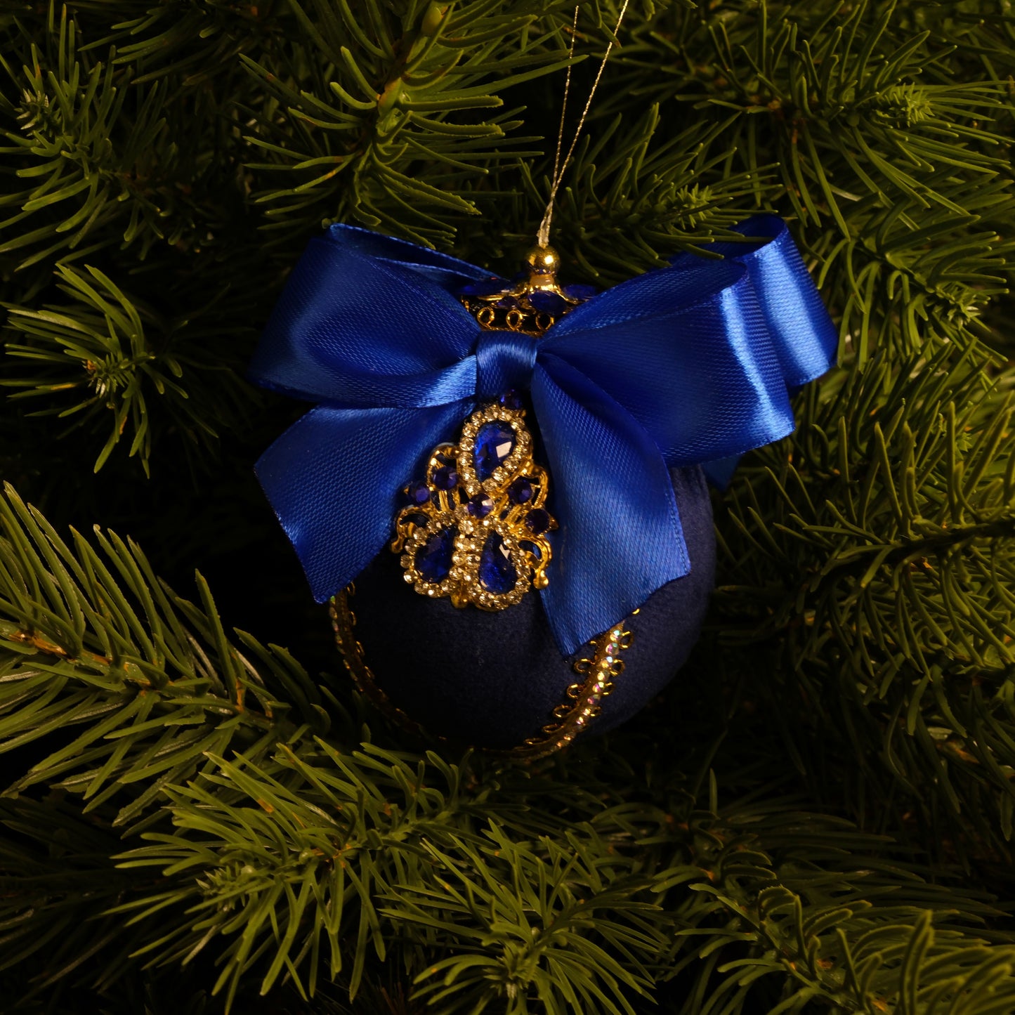 Eglutės žaisliukas "Mini mėlynas bublikas"