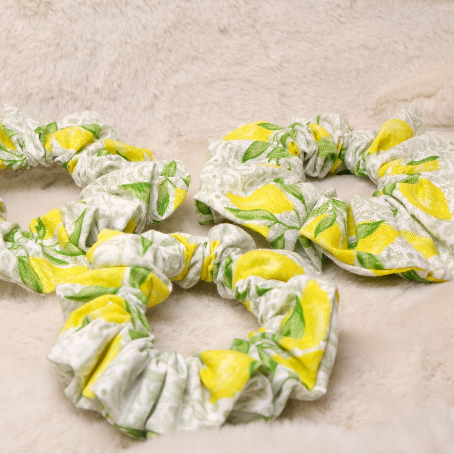 Scrunchie "Lemon zest"
