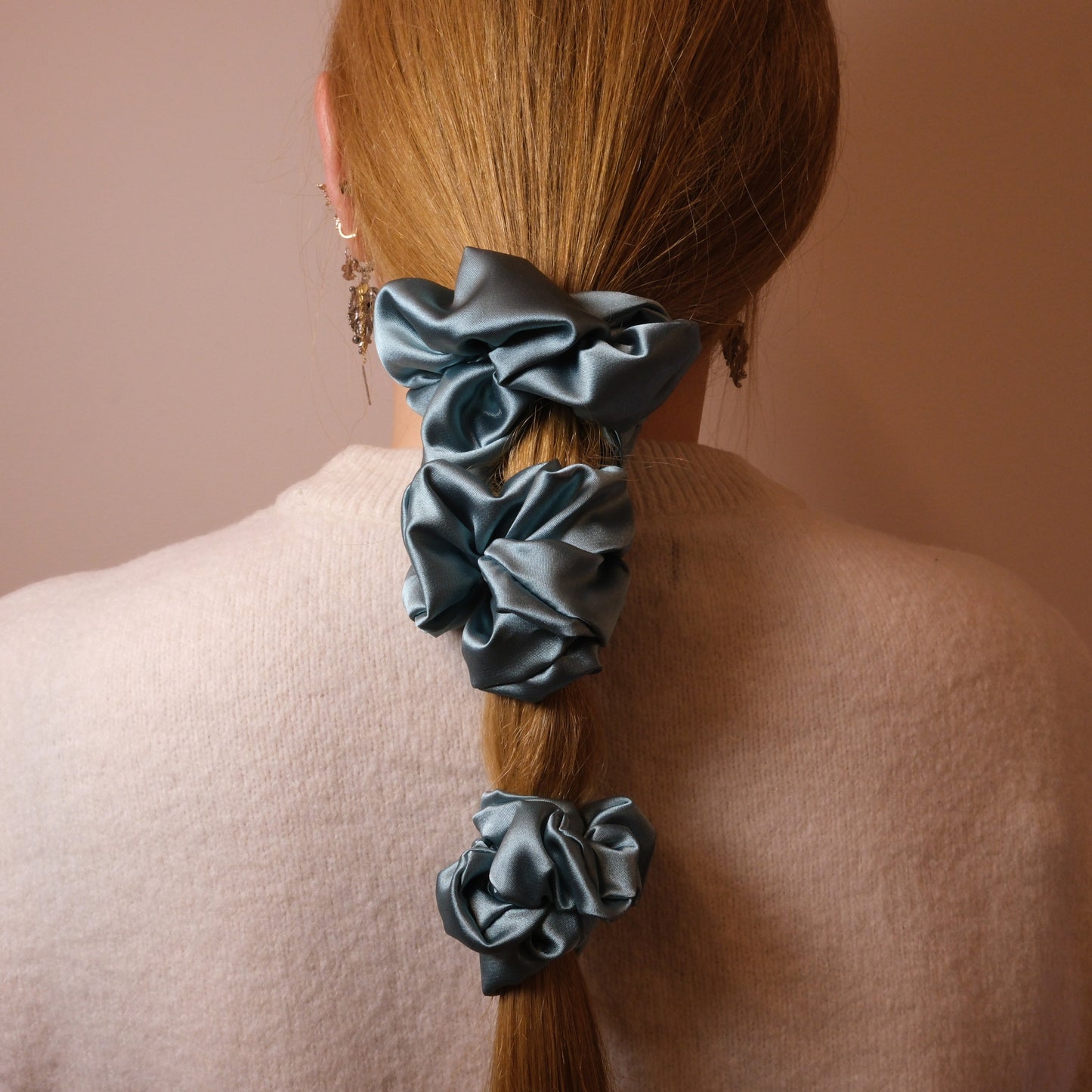 Scrunchie "Dusty blue"