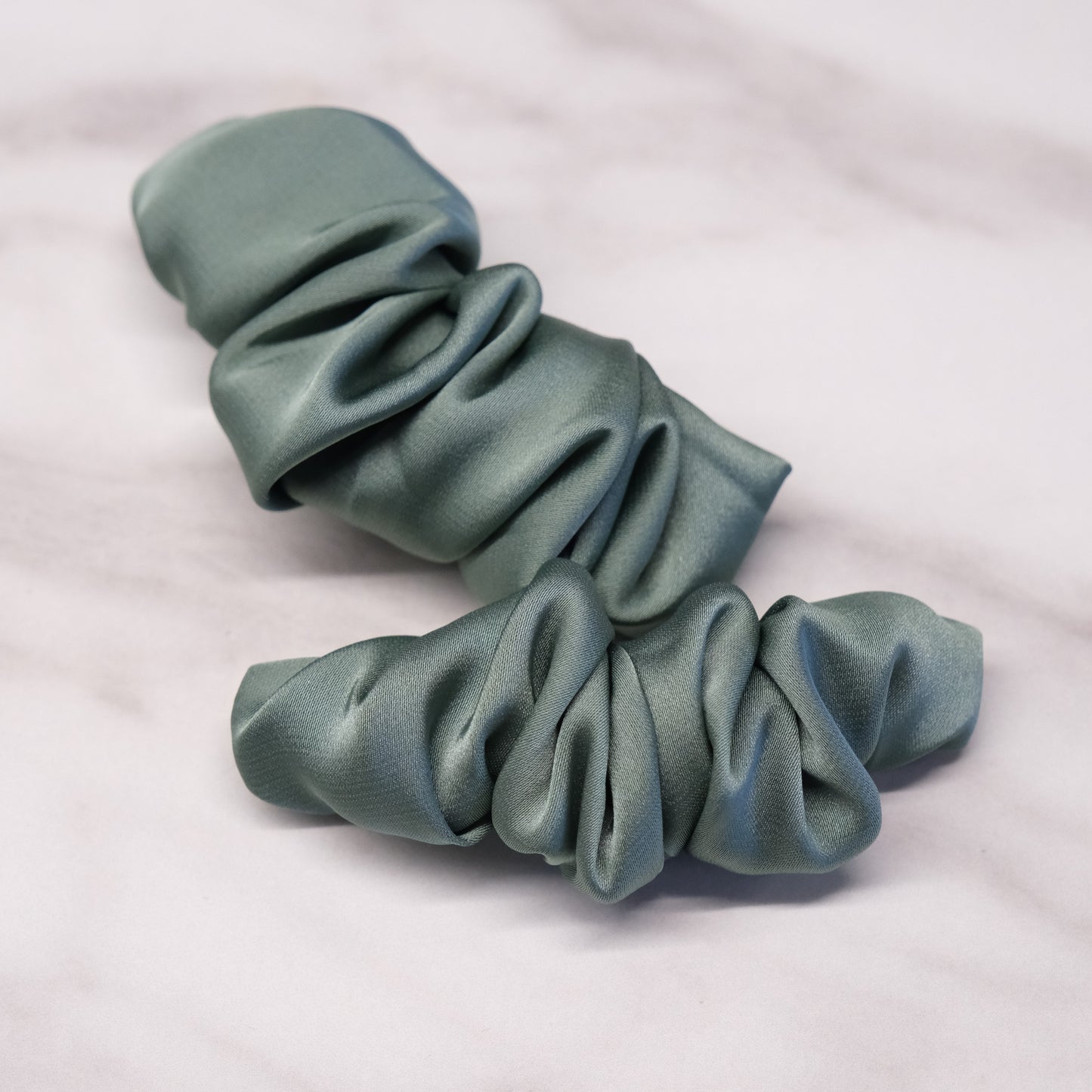 Raukti segtukai "Sage green"