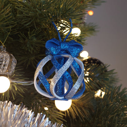 Eglutės papuošimas iš foamirano "Dovanėlė"