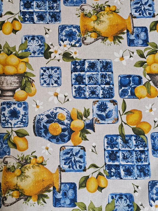 Medžiaginis krepšys "Amalfi coast lemons"