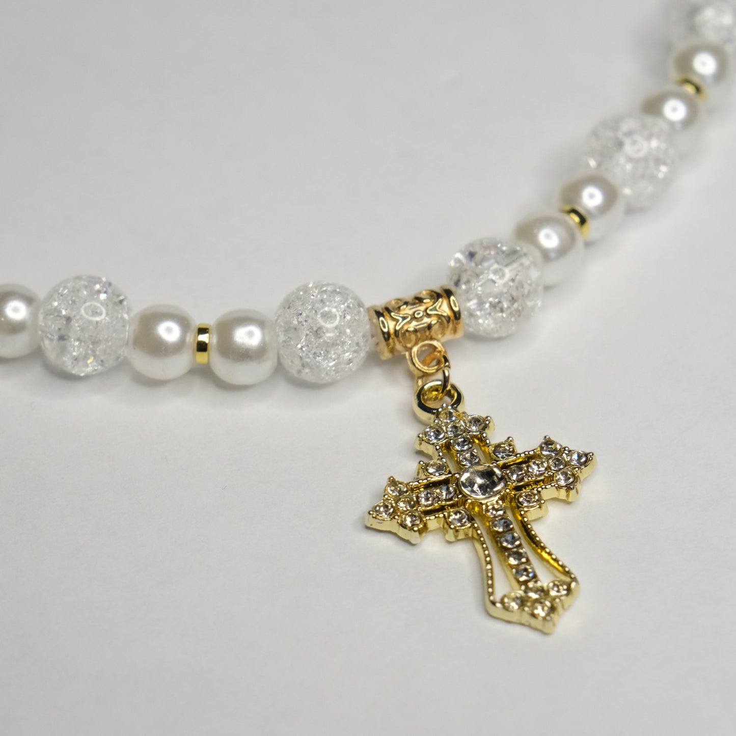 Auto veidrodėlio aksesuaras "White cross"