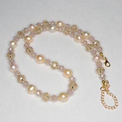 Kaklo papuošalas "Champagne pearls"