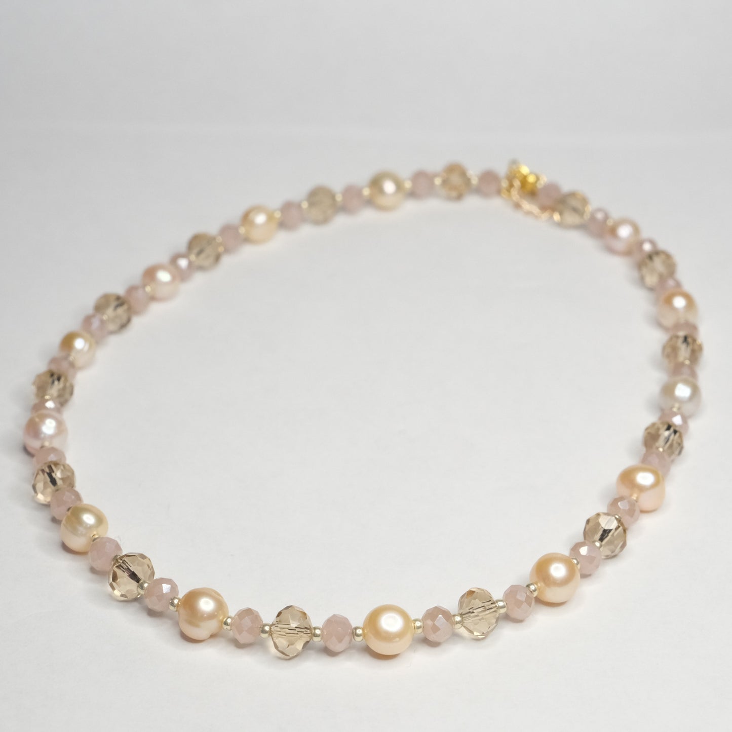 Kaklo papuošalas "Champagne pearls"