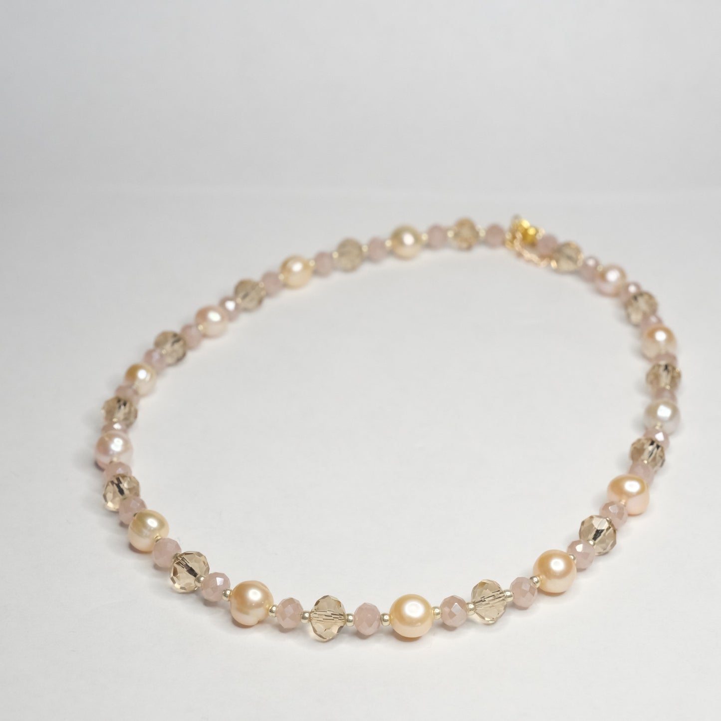 Kaklo papuošalas "Champagne pearls"
