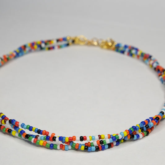 Kaklo papuošalas "Rainbow"