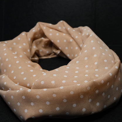 Šalikėlis "Latte dots"