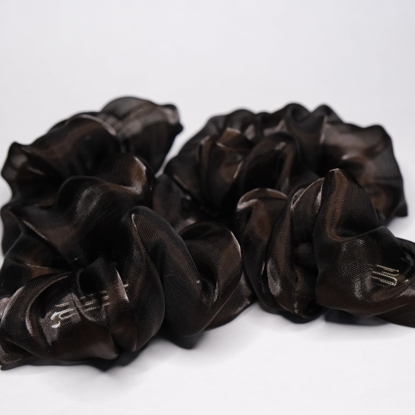 Raukti segtukai "Dark brown sparkle"