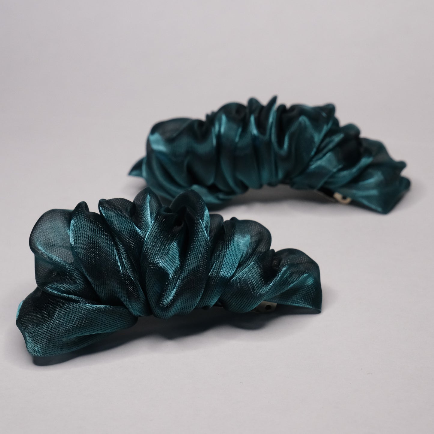 Raukti segtukai "Viridian green sparkle"