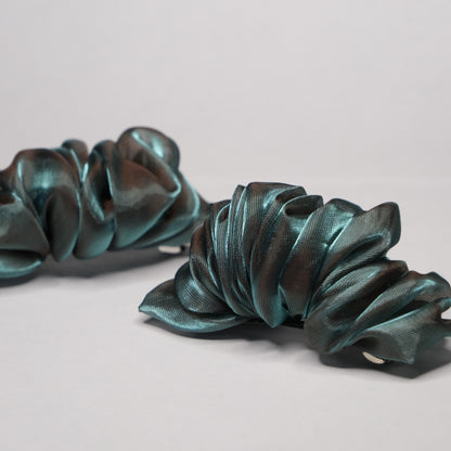 Raukti segtukai "Forest green & bronze"