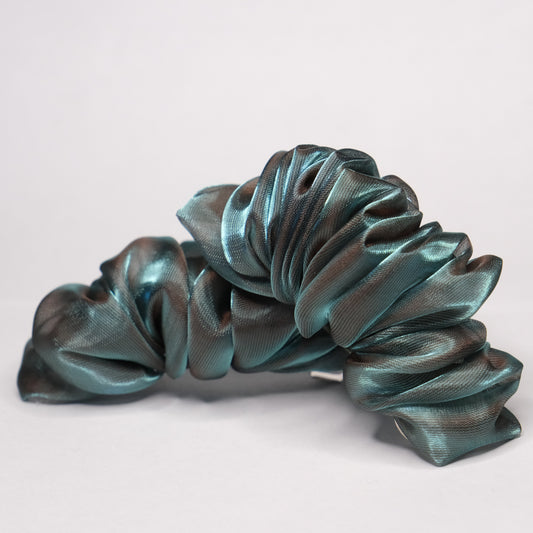 Raukti segtukai "Forest green & bronze"