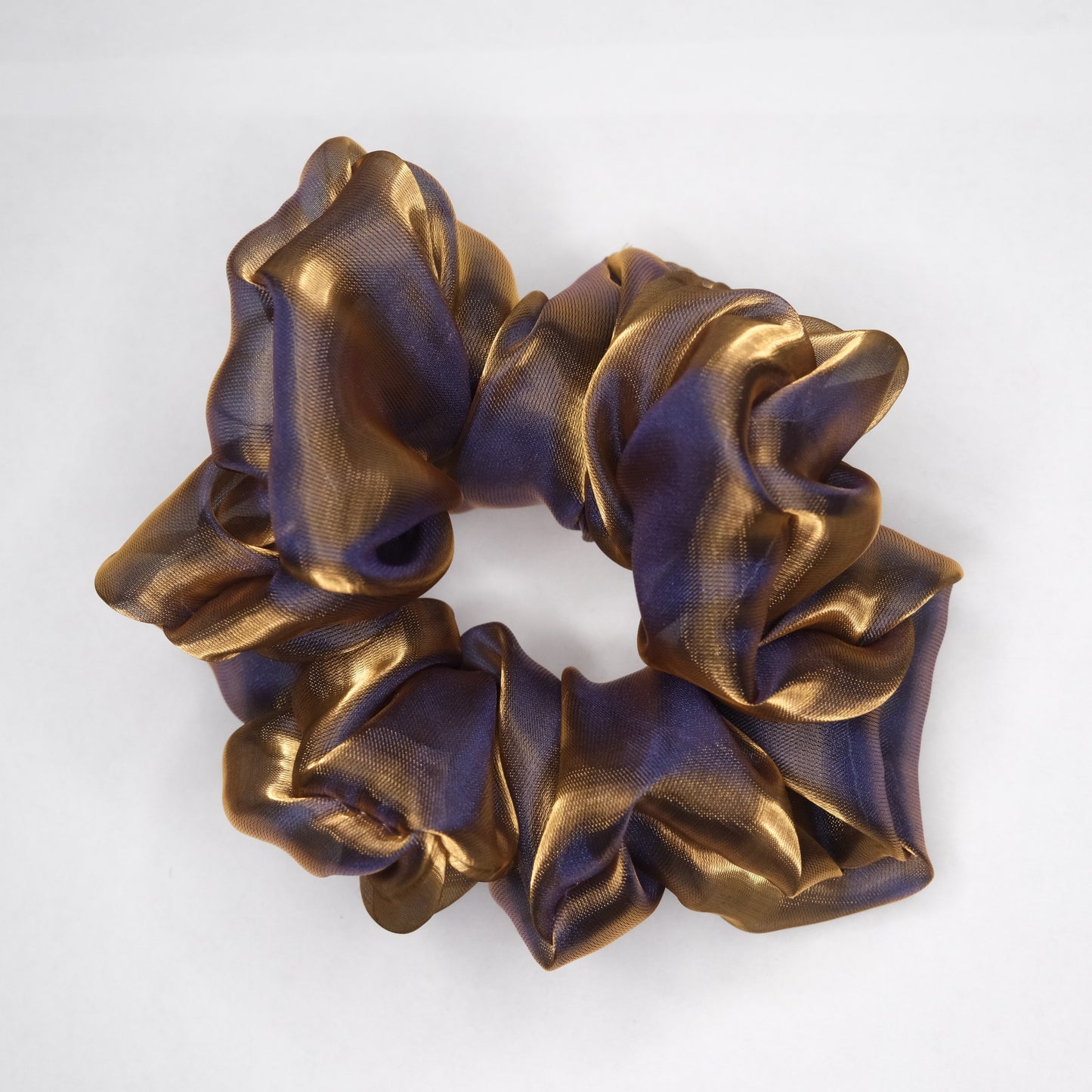 Scrunchie "Amethyst & gold"