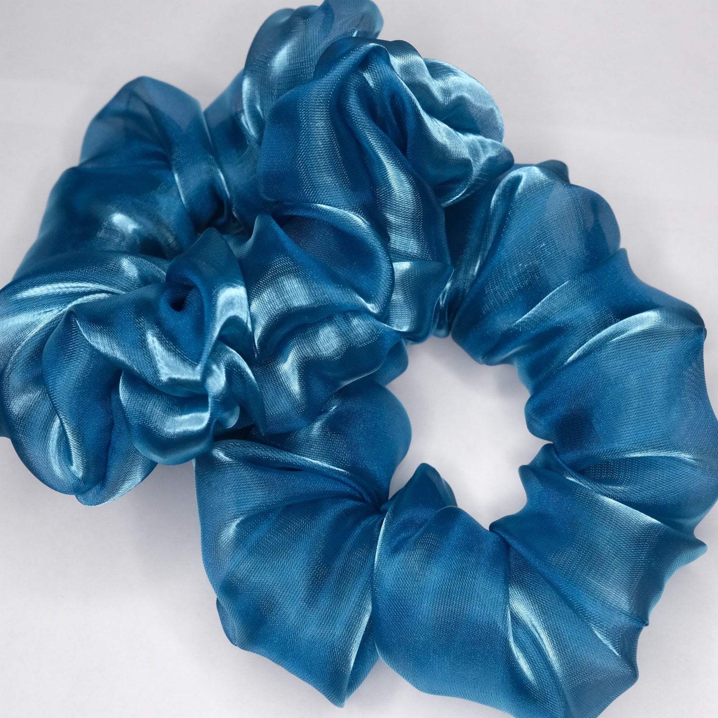 Scrunchie "Sea blue sparkle"