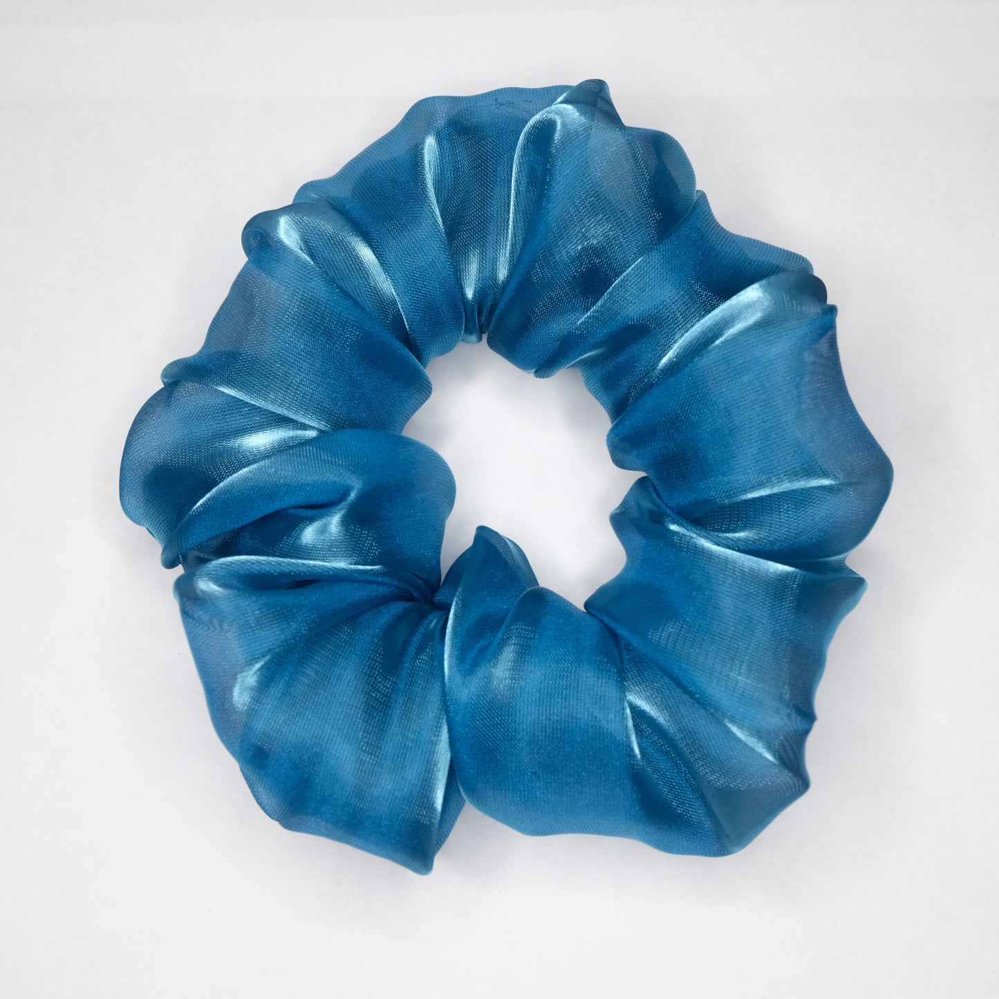 Scrunchie "Sea blue sparkle"