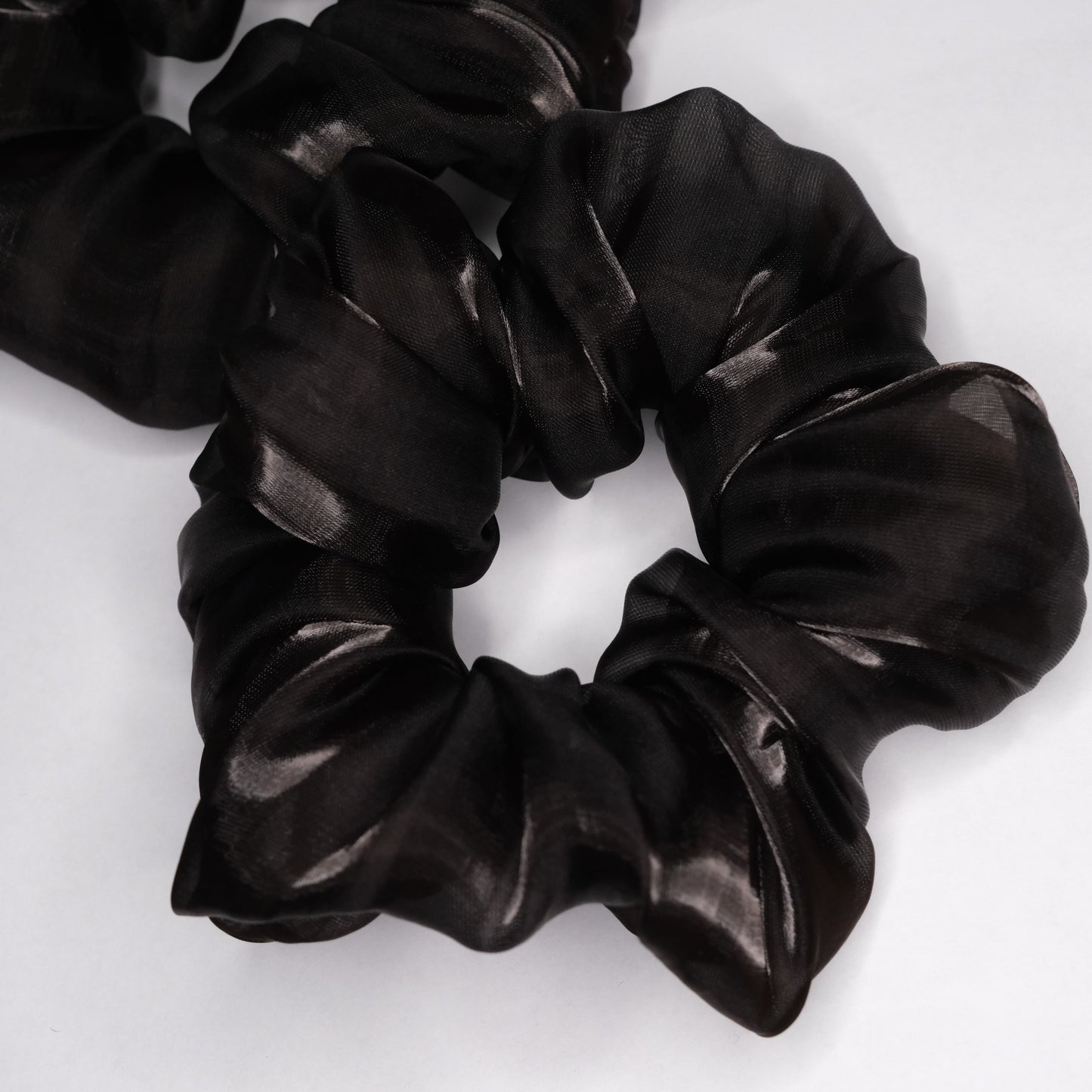 Scrunchie "Dark brown sparkle"
