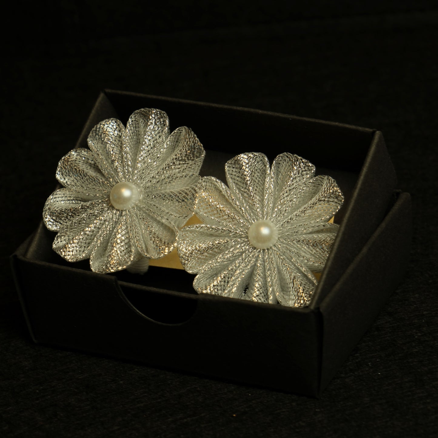 Sidabro ramunės "Sparkly pearl"