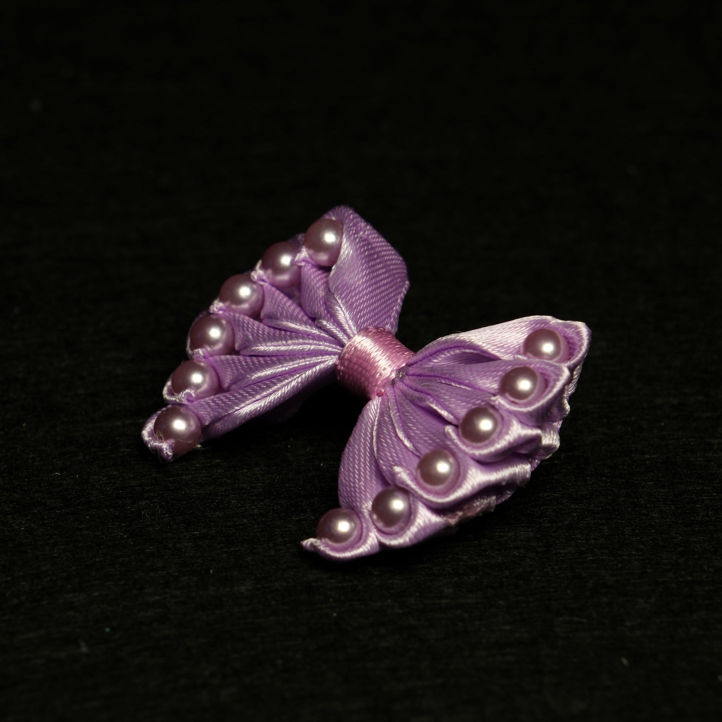 Gumytė "Levanda" kaspinas su karoliukais