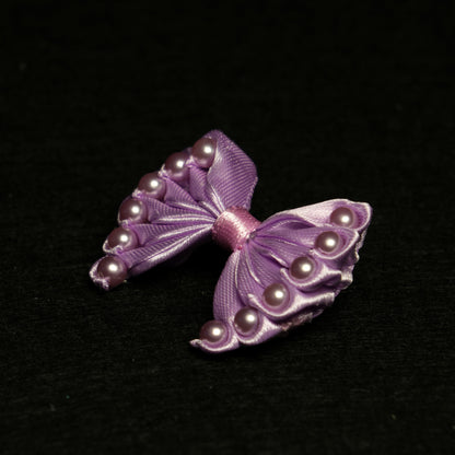 Gumytė "Levanda" kaspinas su karoliukais