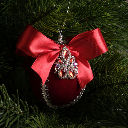 Eglutės žaisliukas "Mini raudonas bublikas"