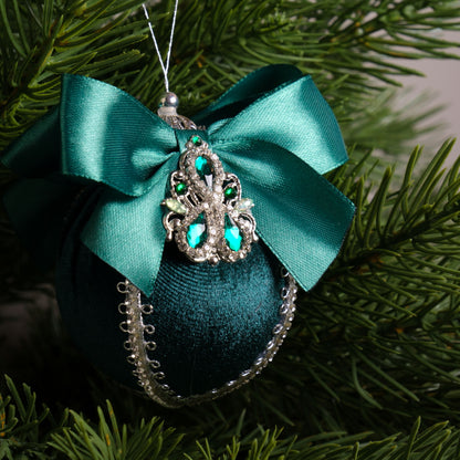 Eglutės žaisliukas "Mini žalias bublikas"