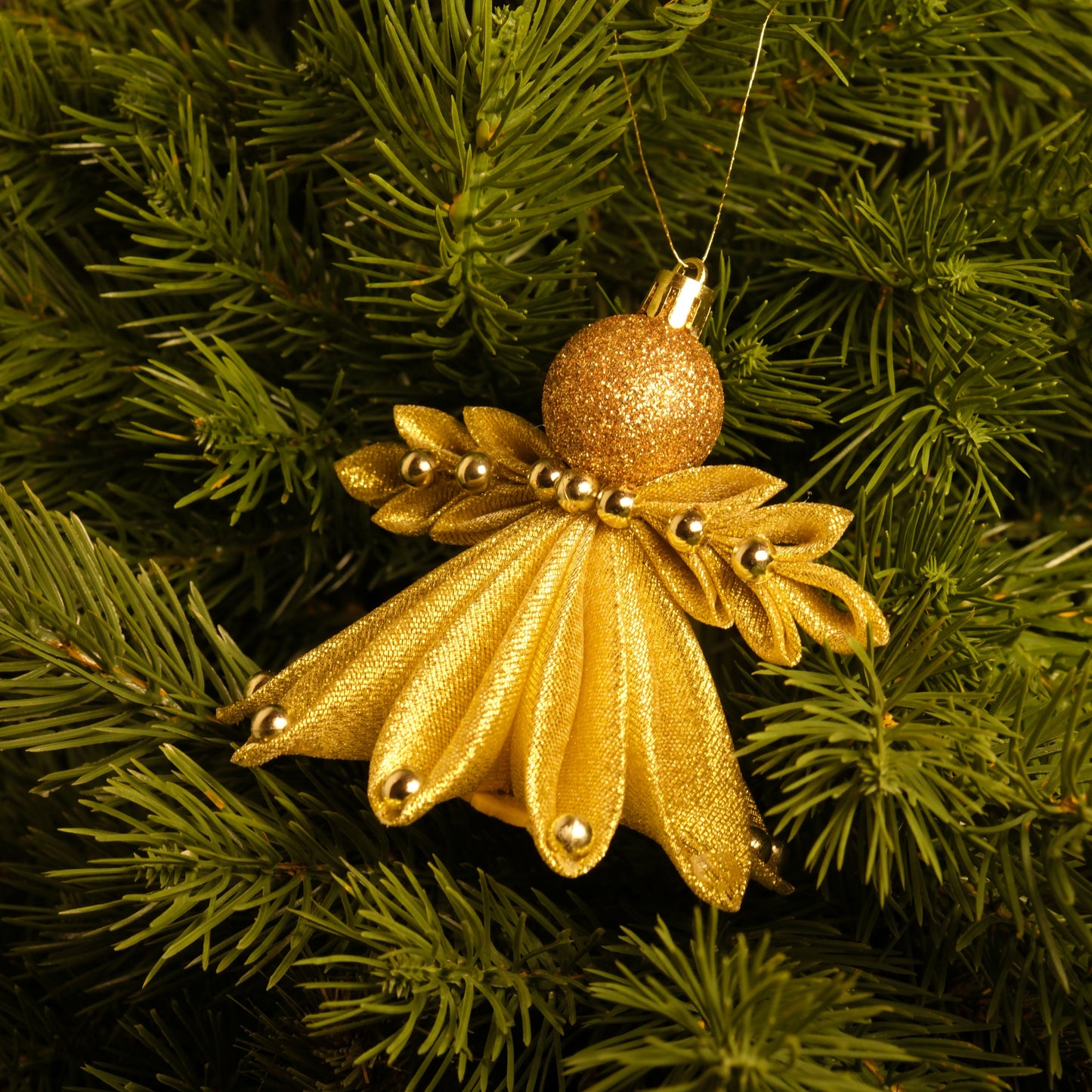 Eglutės žaisliukas "Aukso angelas"