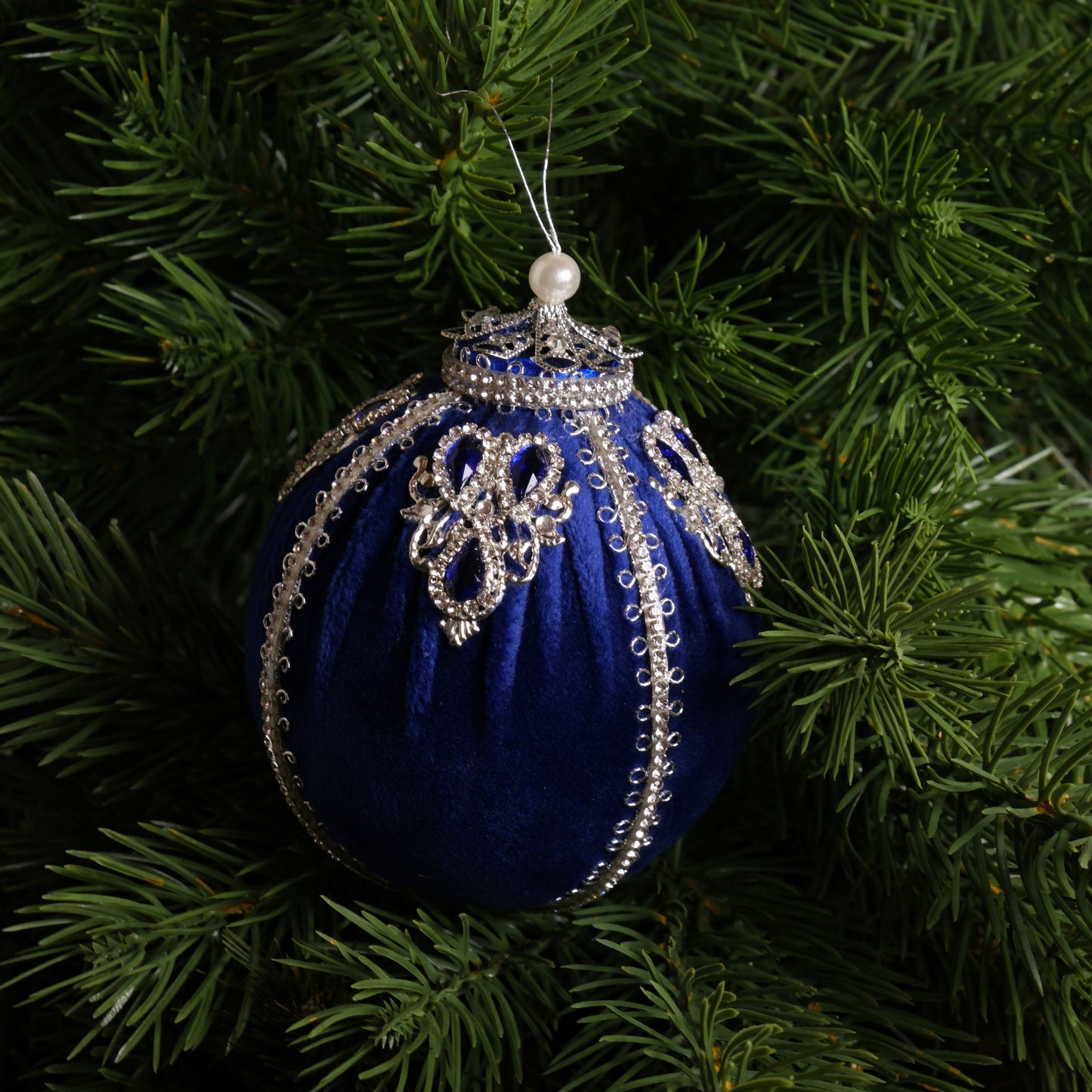 Eglutės žaisliukas "Mėlynas bublikas"