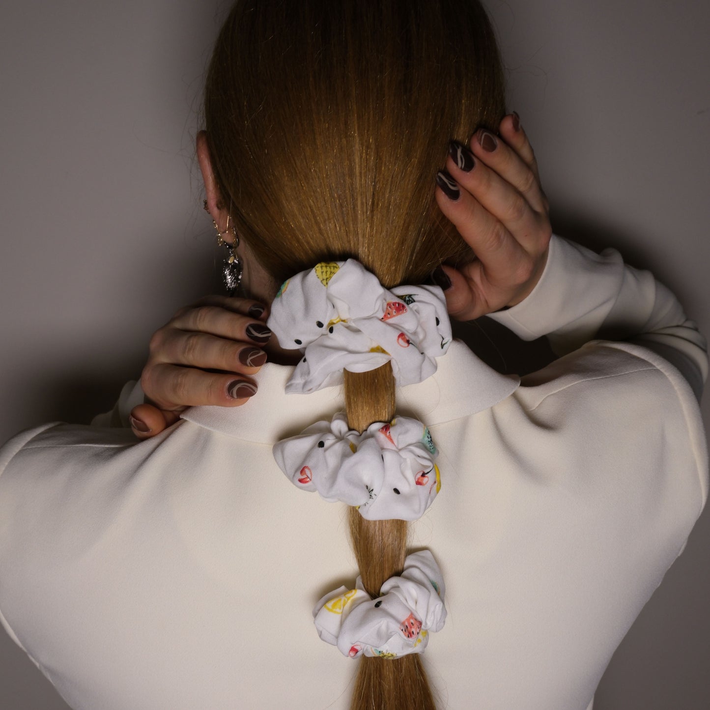 Scrunchie "Vaisių salotos"