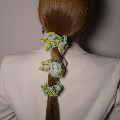 Scrunchie "Lemon zest"