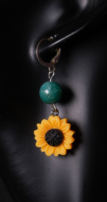 Auskarai "Sunflower"