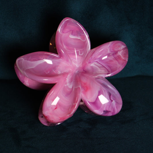 KapKap marmurinė rožinė gėlytė