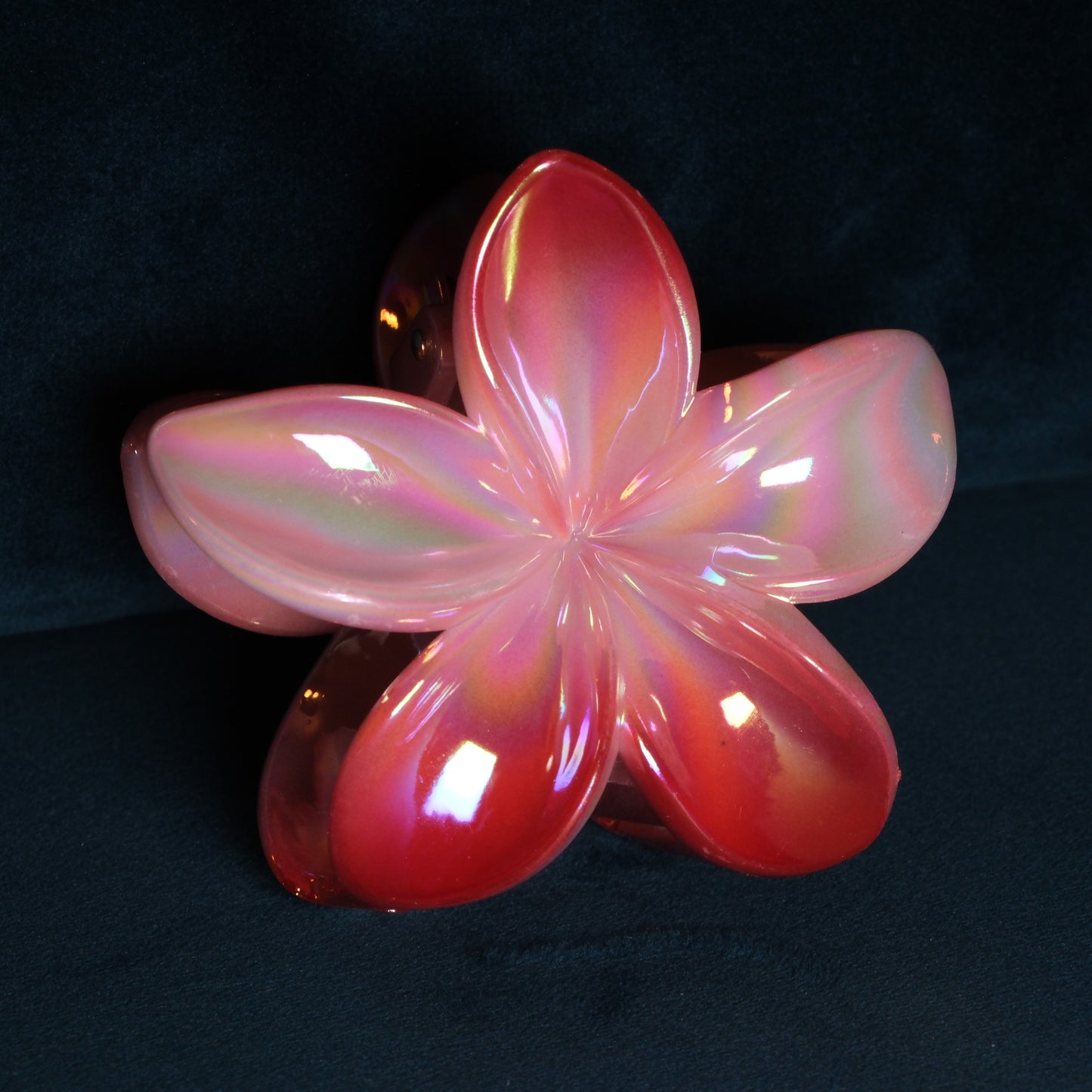 KapKap holografinio efekto raudona gėlytė