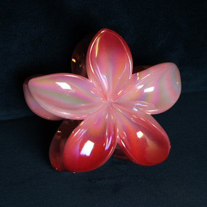 KapKap holografinio efekto raudona gėlytė