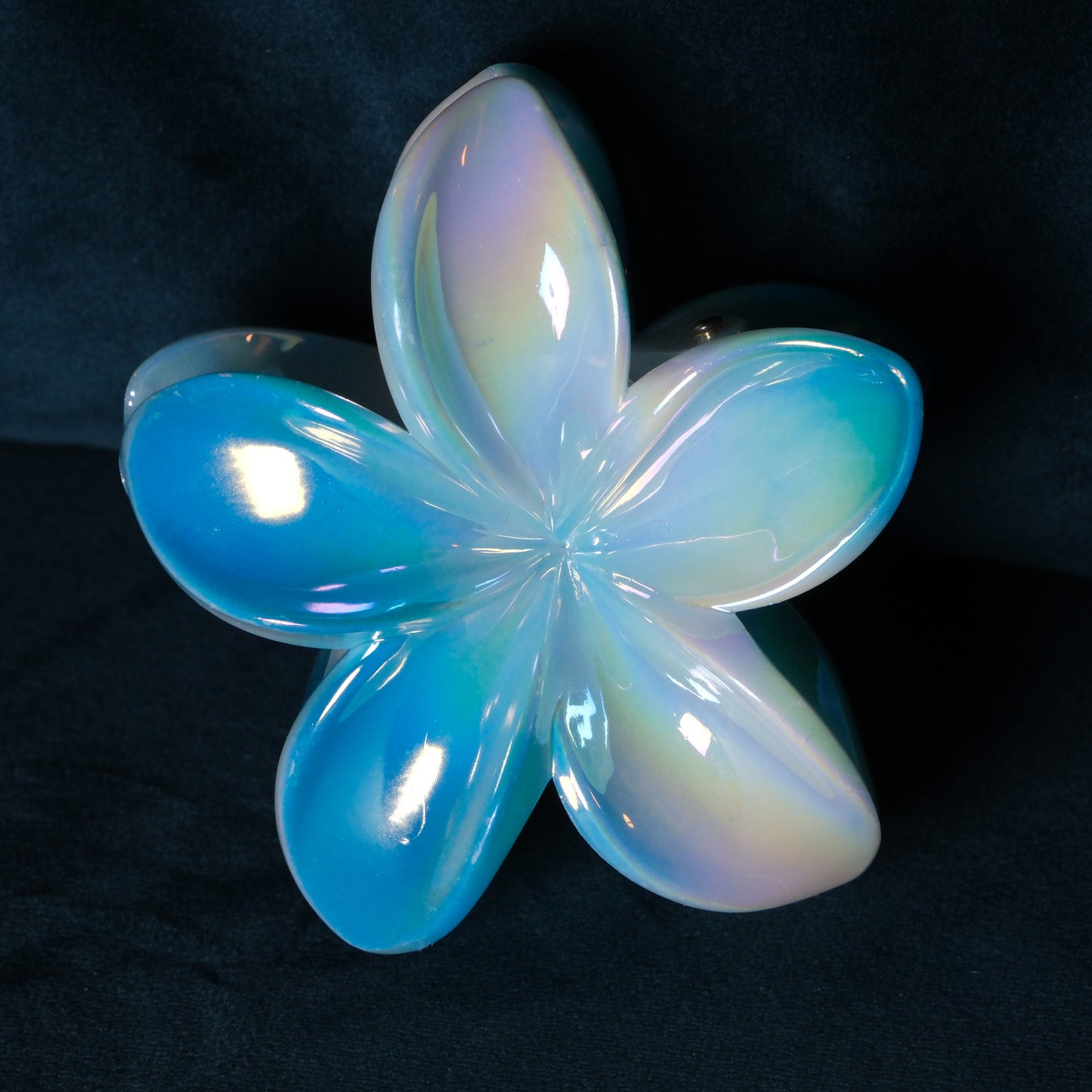 KapKap holografinio efekto žydra gėlytė