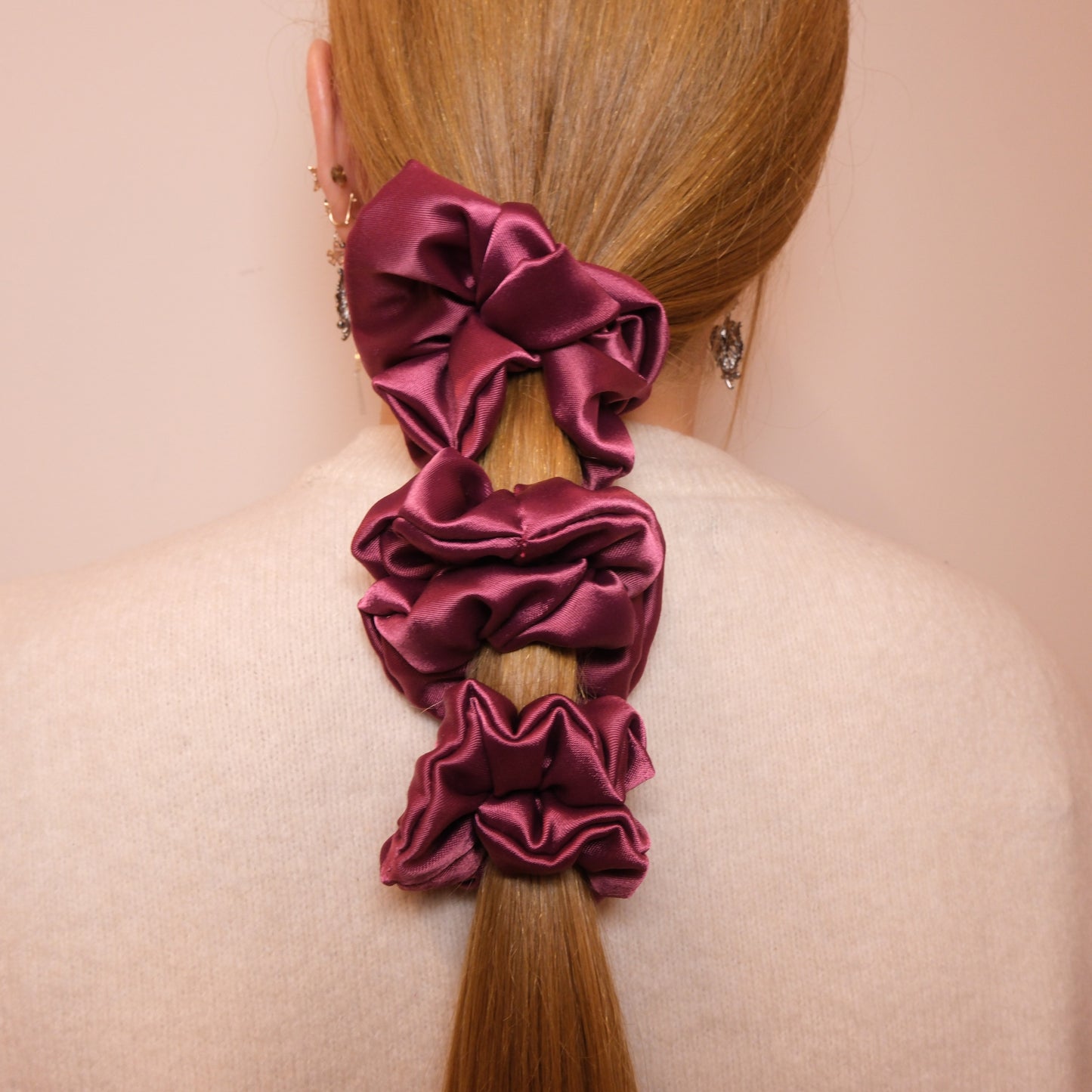 Scrunchie "Dark raspberry"