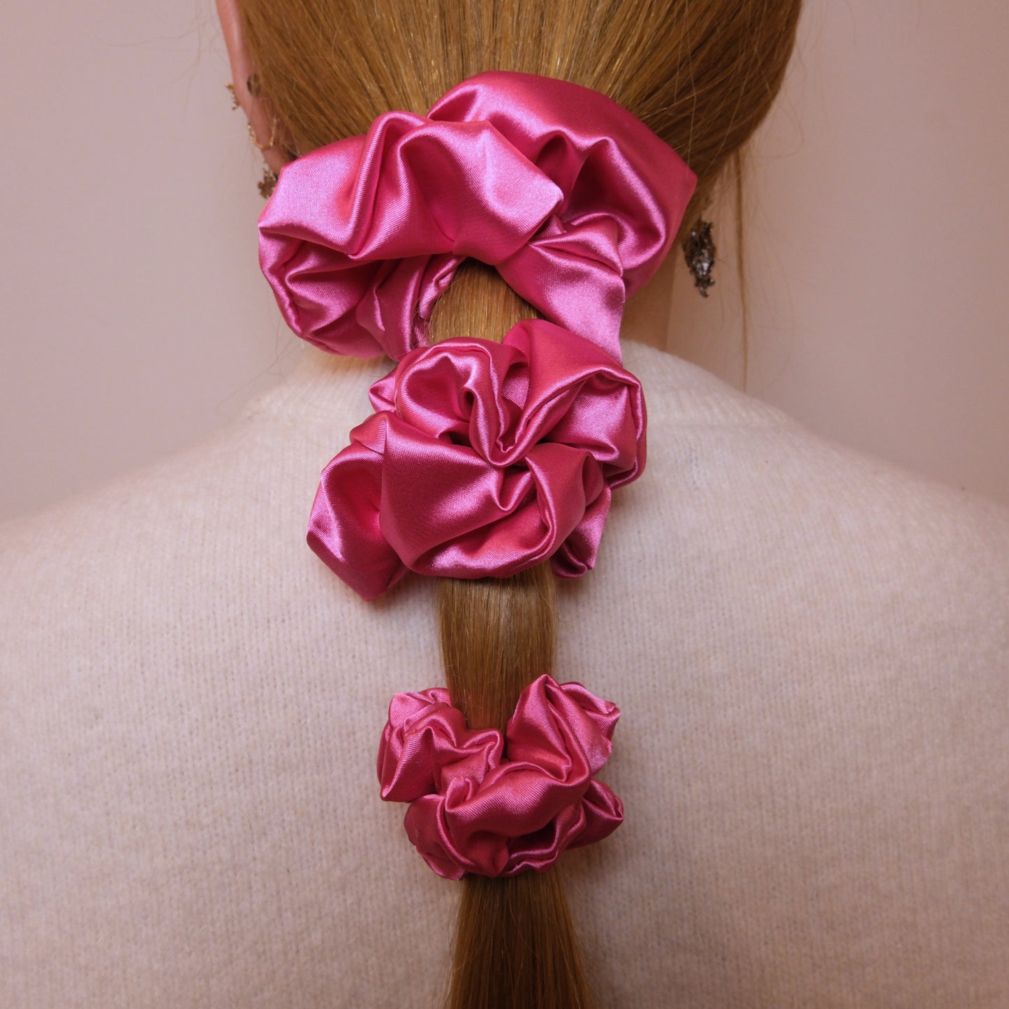 Scrunchie "Bright pink"