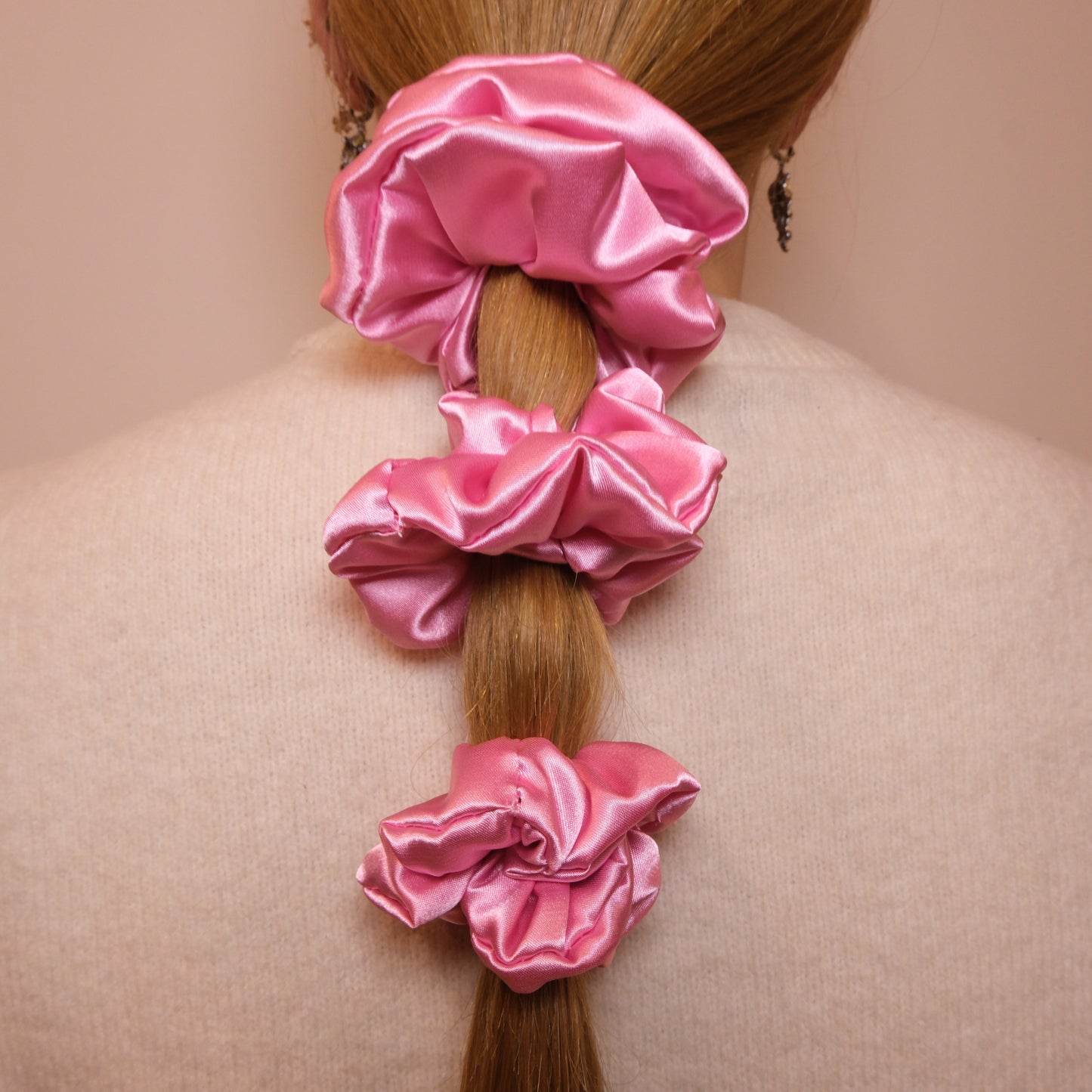 Scrunchie "Valentine pink"