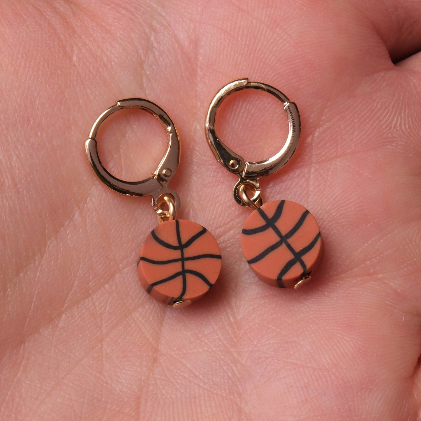 Auskarai "Krepšinis"