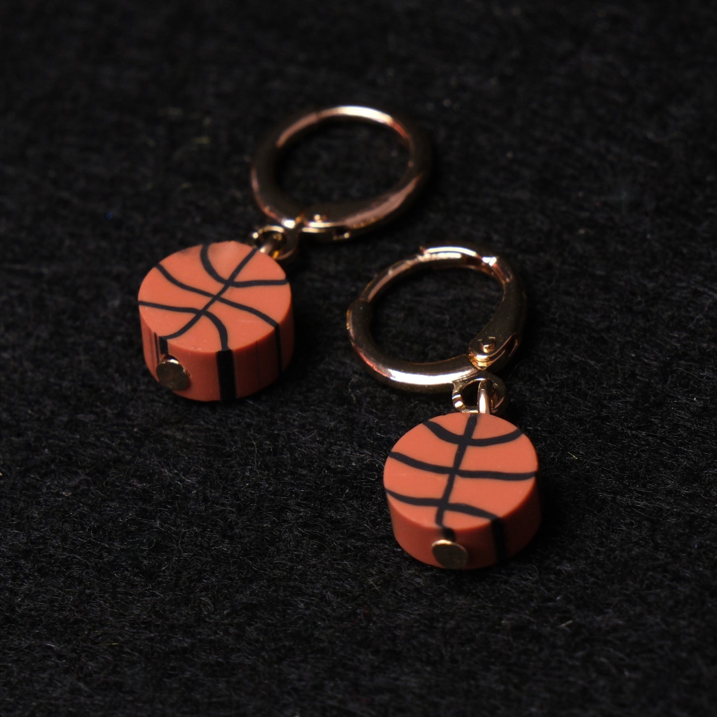 Auskarai "Krepšinis"