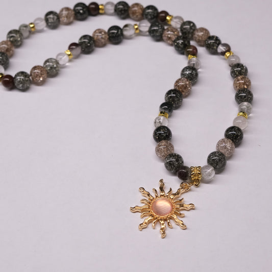 Auto veidrodėlio aksesuaras "Golden sun"