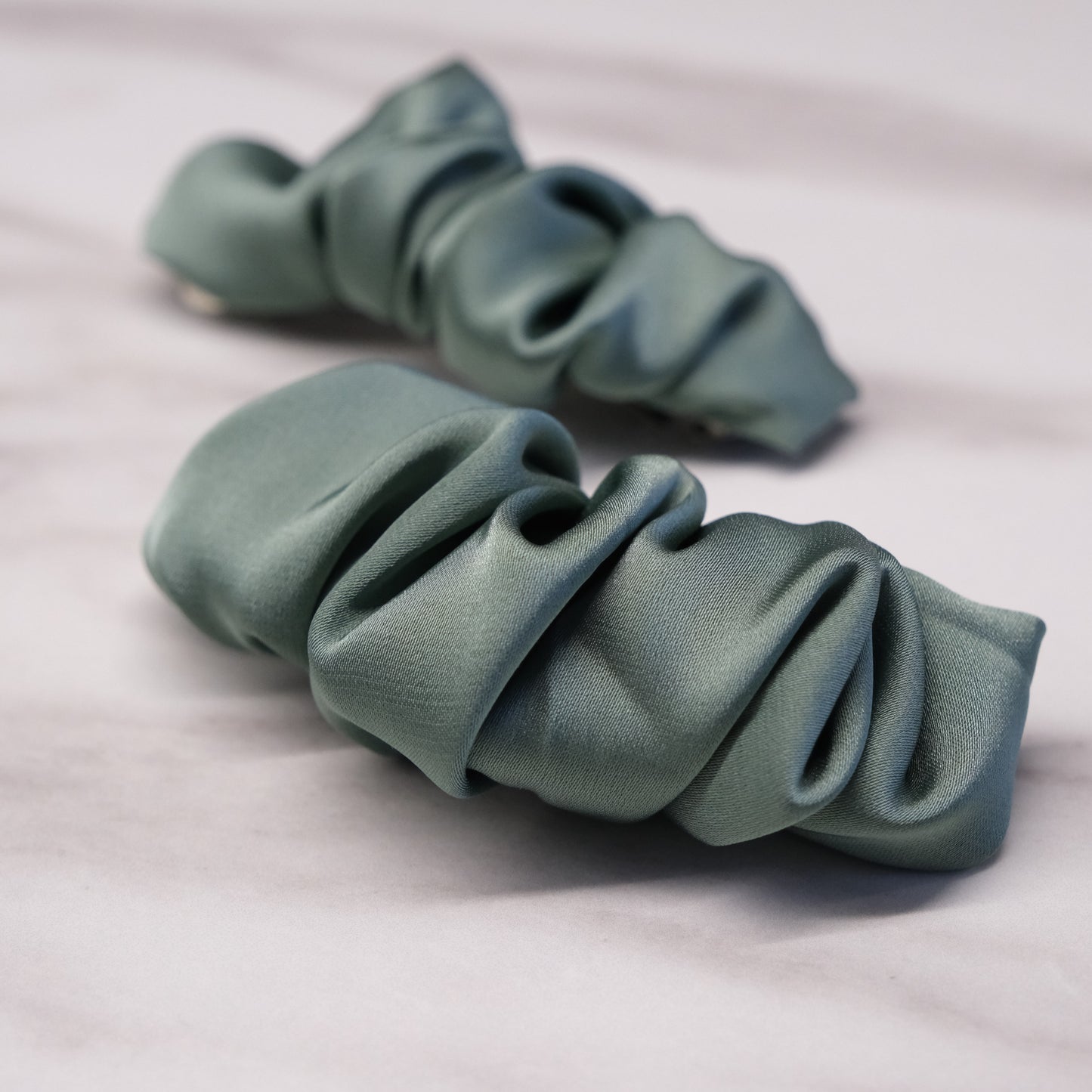 Raukti segtukai "Sage green"